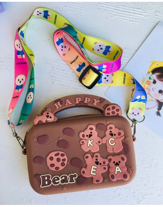 Ayıcıklı Slikon Çanta