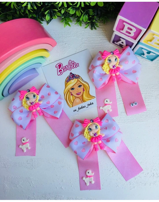 Barbieli Tatlı Fiyonk Klips Toka