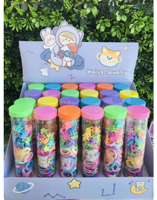 Bir Kutuda Hem Lastik Hem Mandal Toka