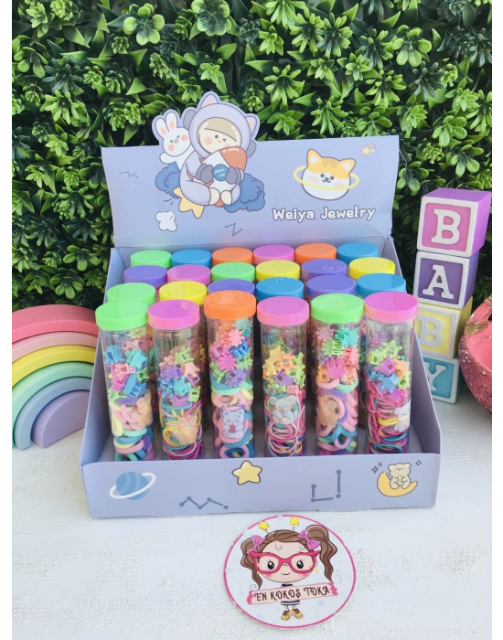 Bir Kutuda Hem Lastik Hem Mandal Toka