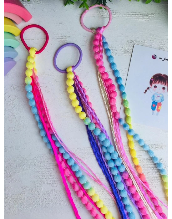 Bonbon Rengarenk Parti Saçı