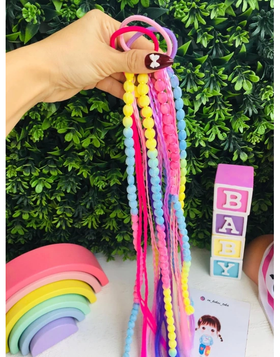 Bonbon Rengarenk Parti Saçı