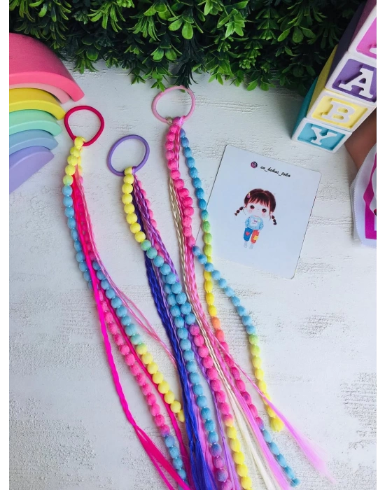 Bonbon Rengarenk Parti Saçı