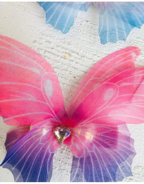 Büyük Boy İnci Detaylı Kelebek