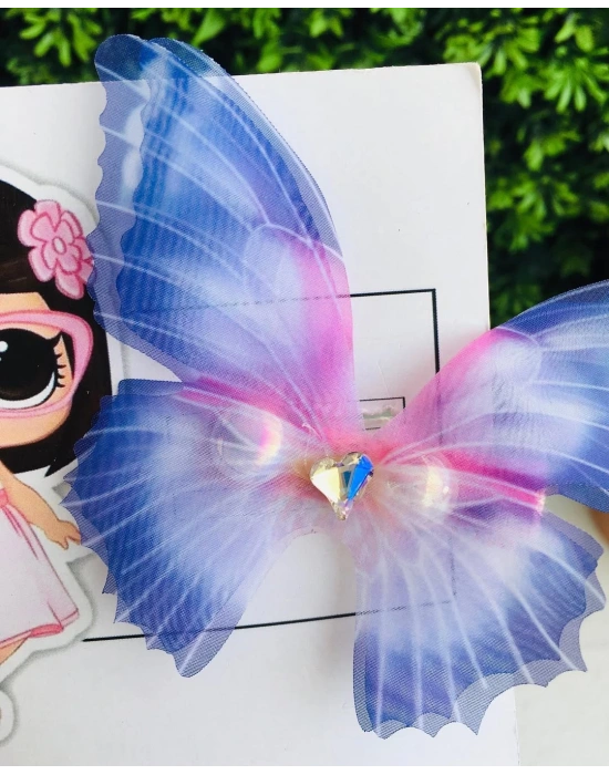 Büyük Boy İnci Detaylı Kelebek