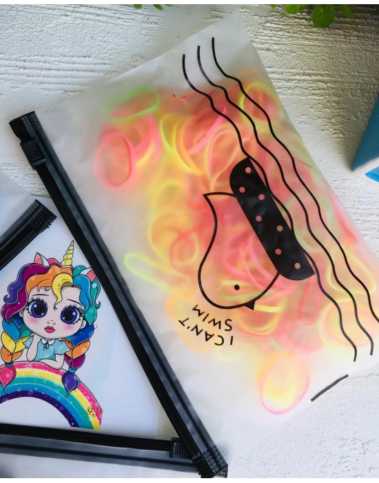 Çantalı Cimcime Lastik Toka