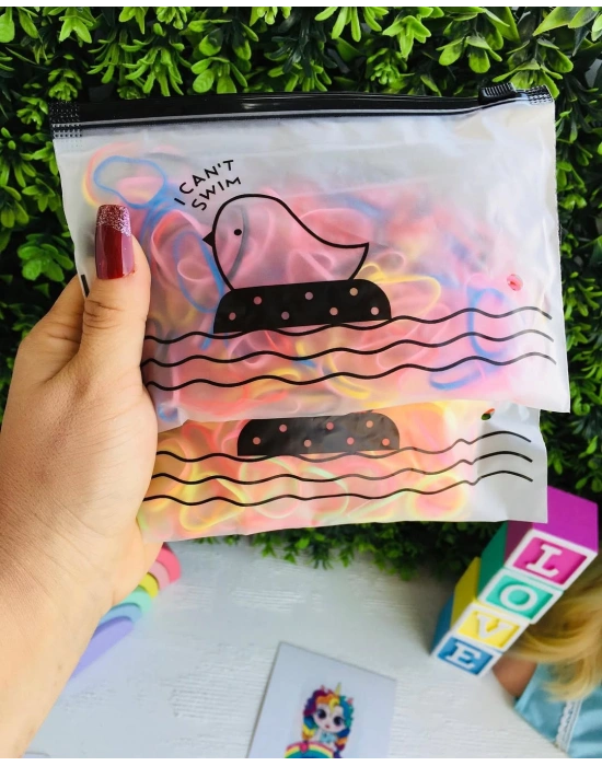 Çantalı Cimcime Lastik Toka