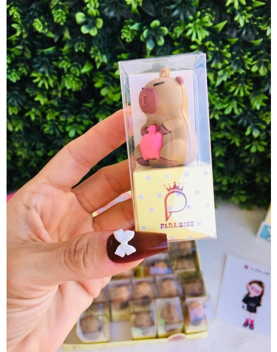 Capybara Silikon 3D Kalemtraş