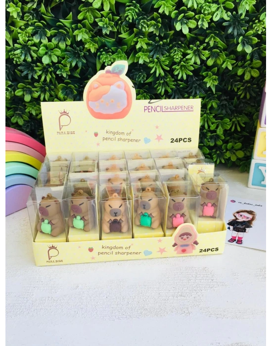 Capybara Silikon 3D Kalemtraş