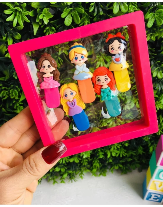 Çerçeveli Prenses Klips Toka