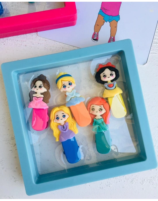 Çerçeveli Prenses Klips Toka