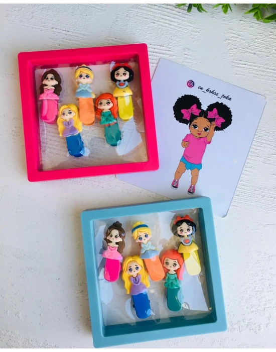 Çerçeveli Prenses Klips Toka