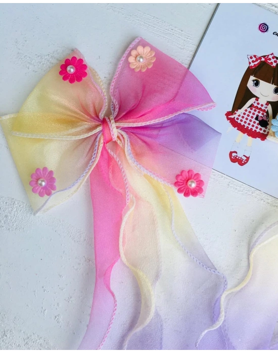 Çiçek Modelli Büyük Fiyonk Toka