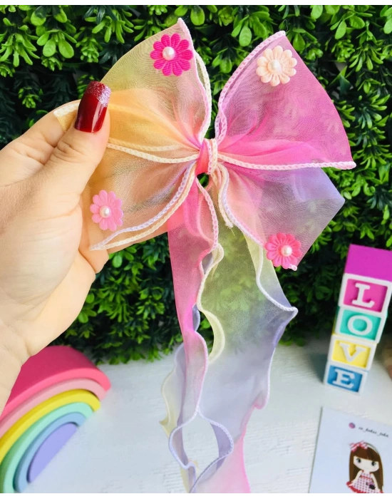 Çiçek Modelli Büyük Fiyonk Toka