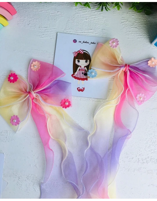 Çiçek Modelli Büyük Fiyonk Toka