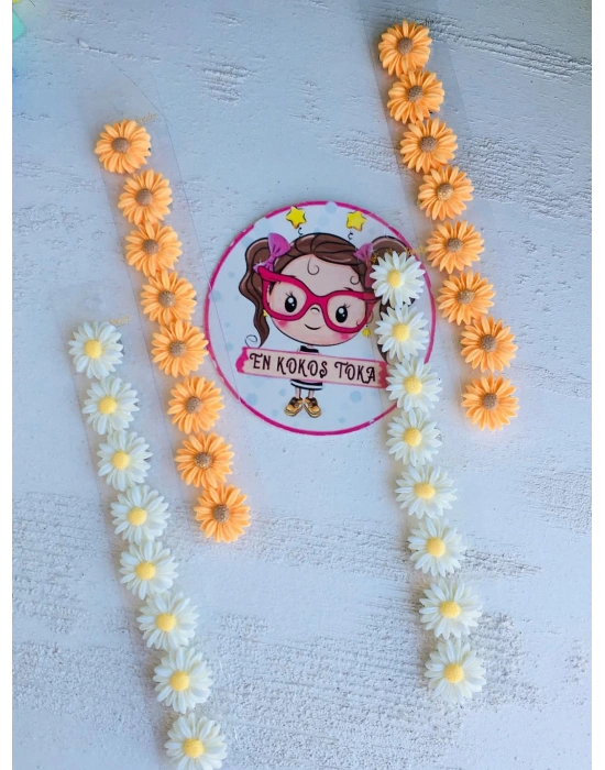 Çiçek Modelli Saç Küpesi