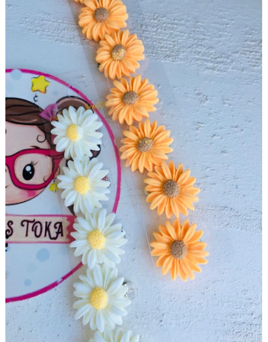 Çiçek Modelli Saç Küpesi