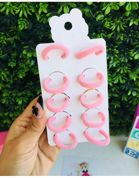 Çiçek Serisi 10lu Havlu Lastik Toka