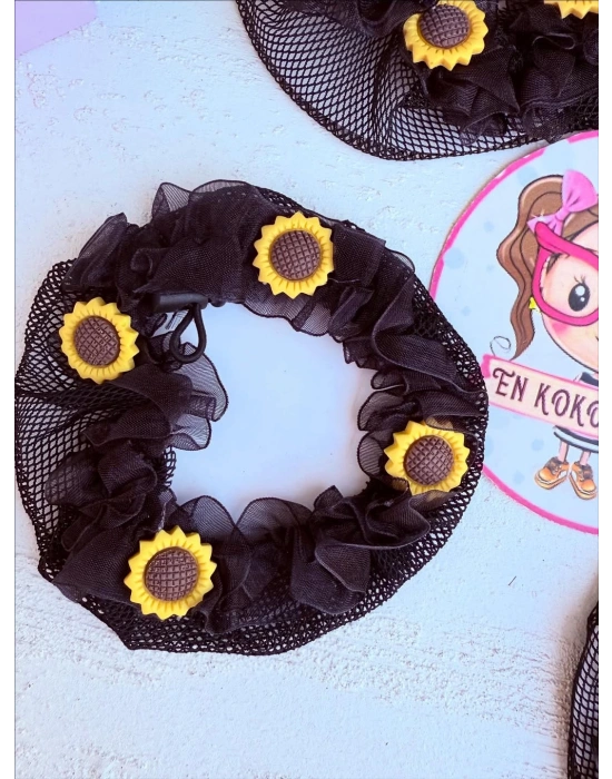 Çiçekli Balerin Topuz Tokası