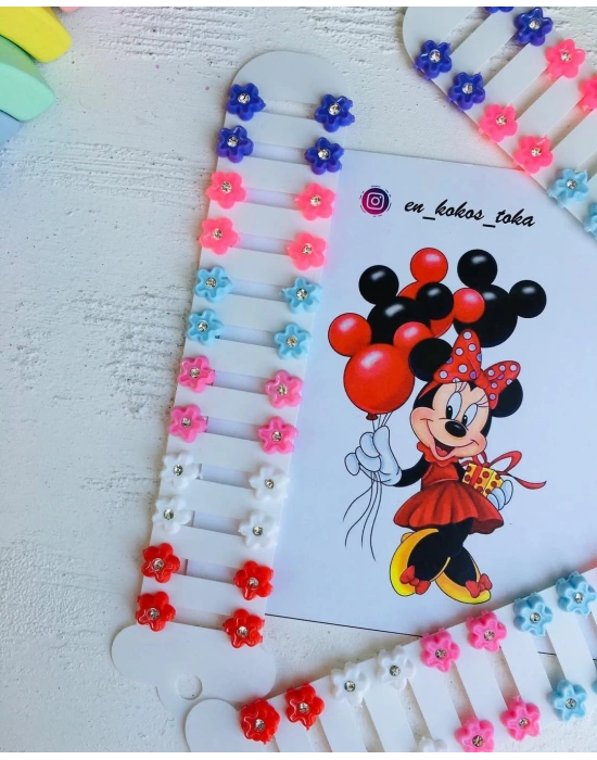 Çiçekli Saç Boncuğu