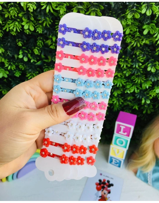 Çiçekli Saç Boncuğu