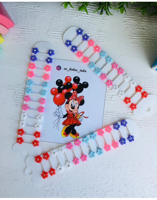 Çiçekli Saç Boncuğu