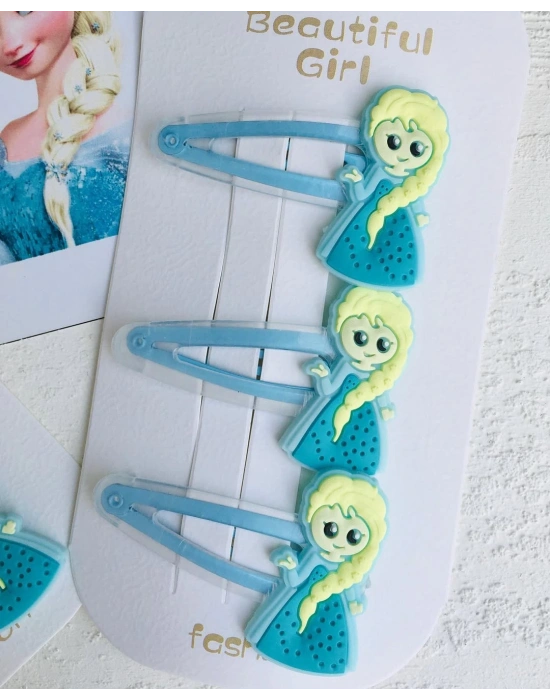 Elsa Çıtçıt Lastik Toka Seti