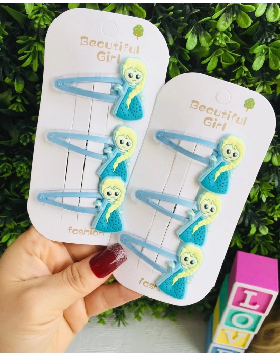 Elsa Çıtçıt Lastik Toka Seti