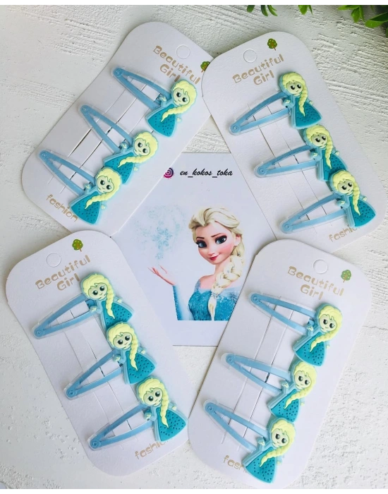 Elsa Çıtçıt Lastik Toka Seti