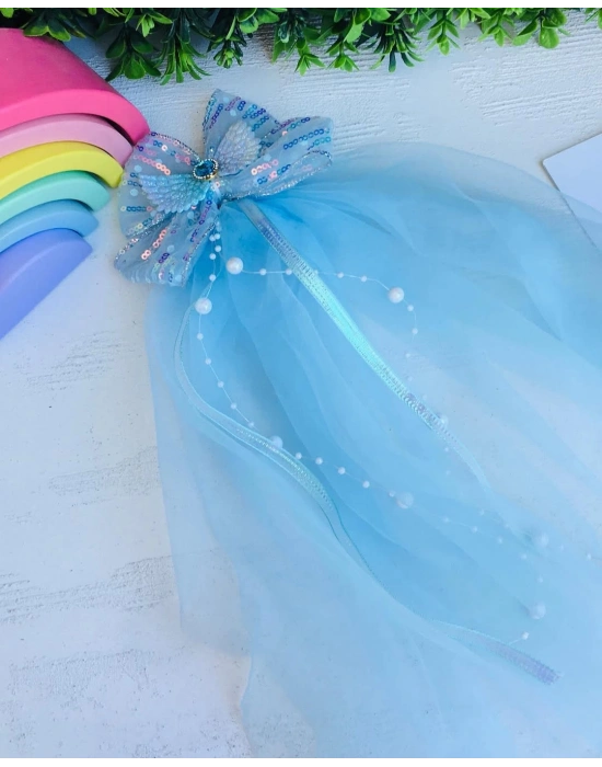 Elsa Uzun Duvaklı Fiyonk Toka