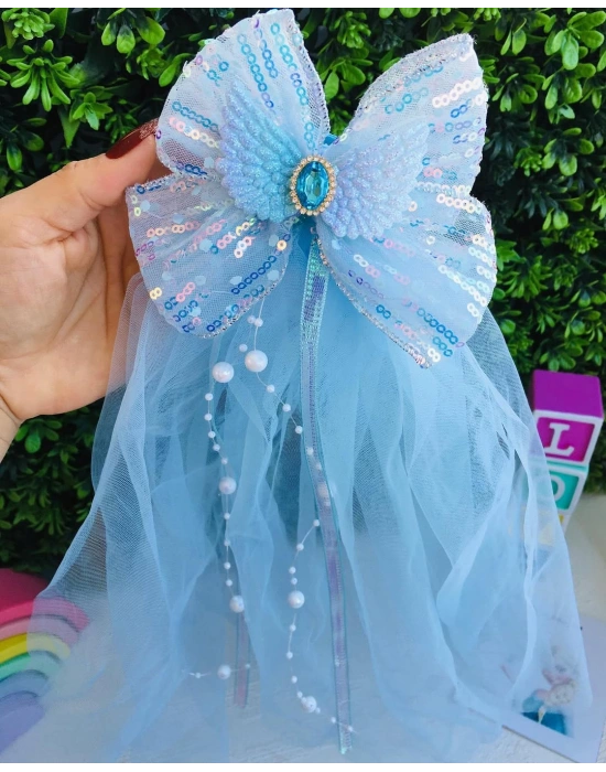 Elsa Uzun Duvaklı Fiyonk Toka