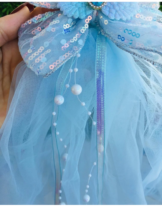 Elsa Uzun Duvaklı Fiyonk Toka