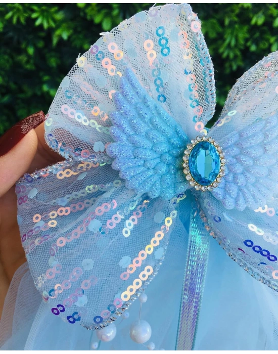 Elsa Uzun Duvaklı Fiyonk Toka