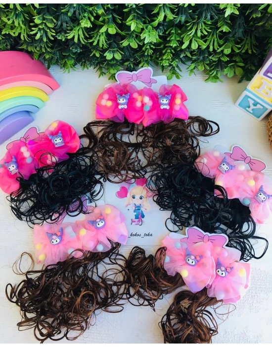 Fiyonk Detaylı Yapay Saç