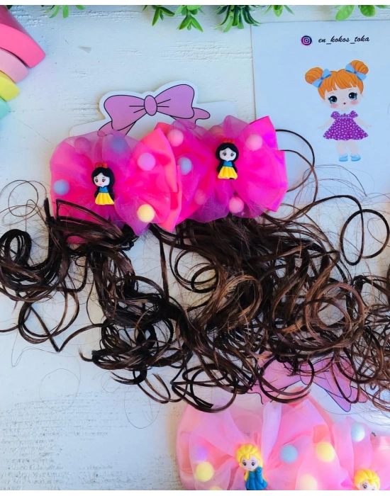 Fiyonk Detaylı Yapay Saç