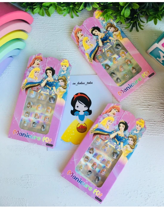 Frozen Çocuk Takma Tırnak