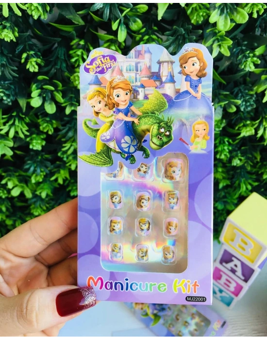 Frozen Çocuk Takma Tırnak