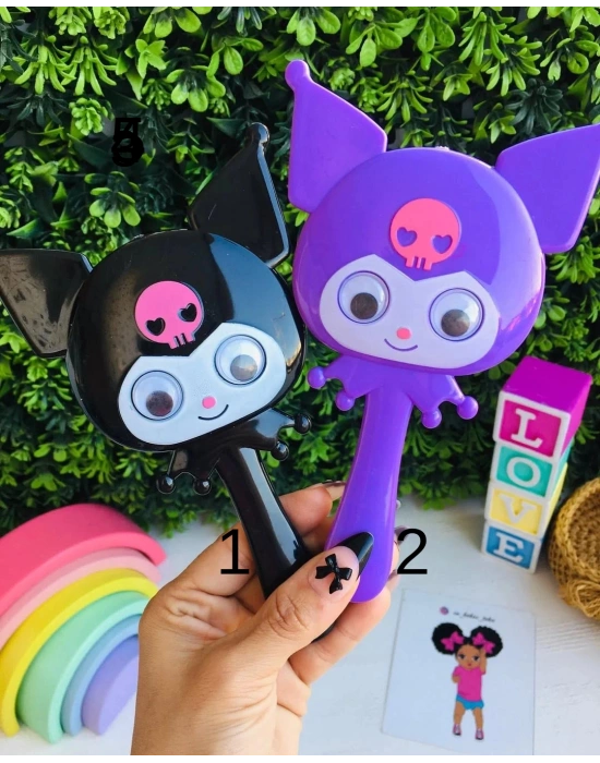 Gözleri Oynayan Kuromi Tarak