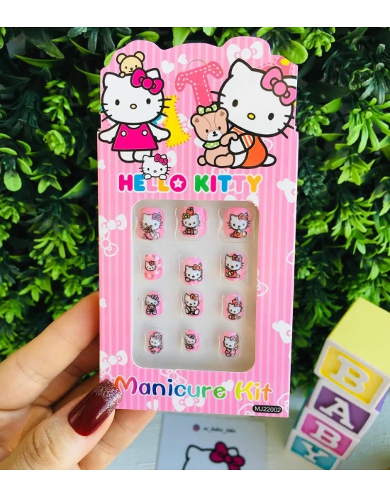 Hello Kitty Çocuk Takma Tırnak