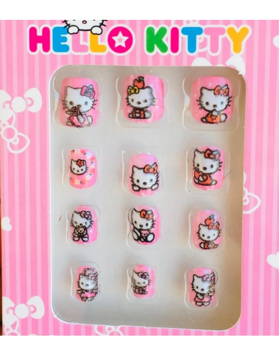 Hello Kitty Çocuk Takma Tırnak