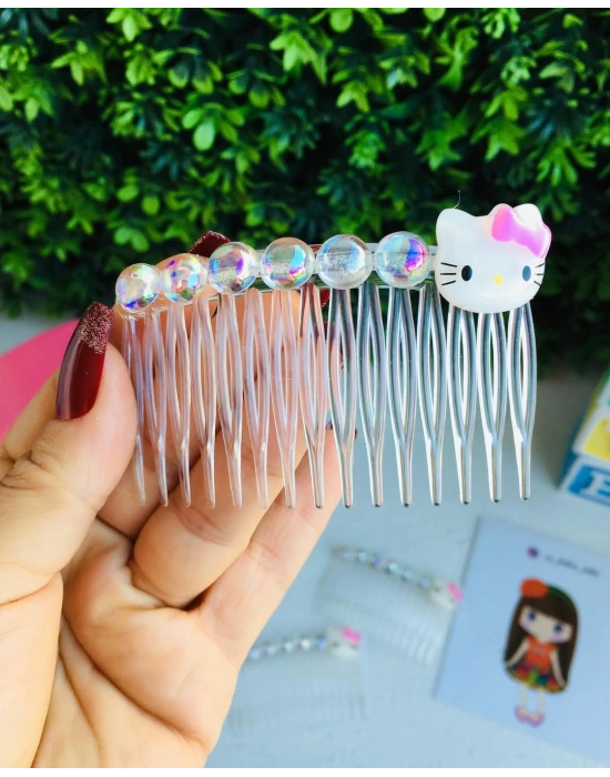 Hello Kittyli Taraklı Toka