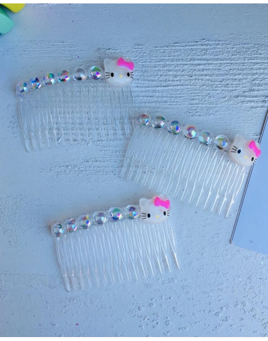 Hello Kittyli Taraklı Toka