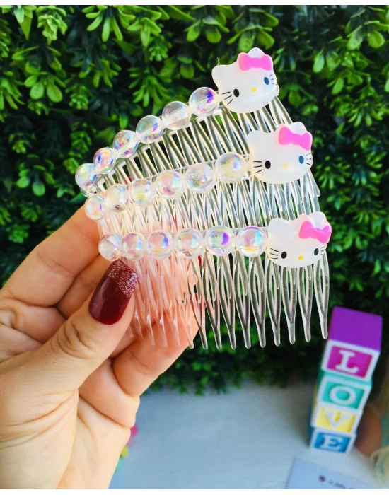 Hello Kittyli Taraklı Toka