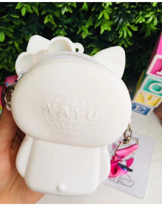 Hello Kityyli Slikon Çanta