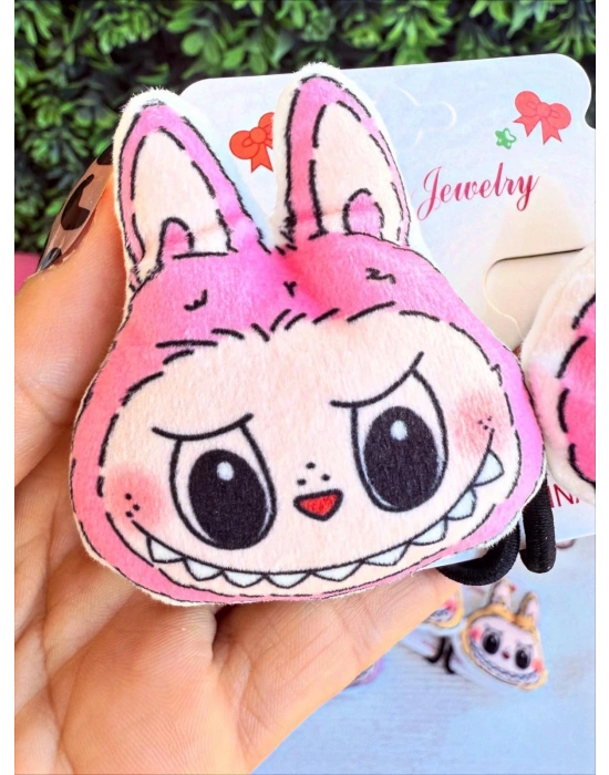 İçi Dolgulu Labubu Lastik Toka