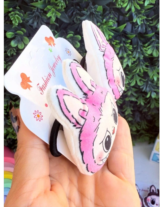 İçi Dolgulu Labubu Lastik Toka