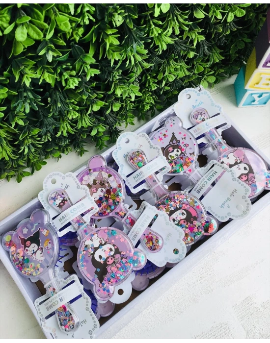 İçi Oynar Pullu Kuromi Tarak