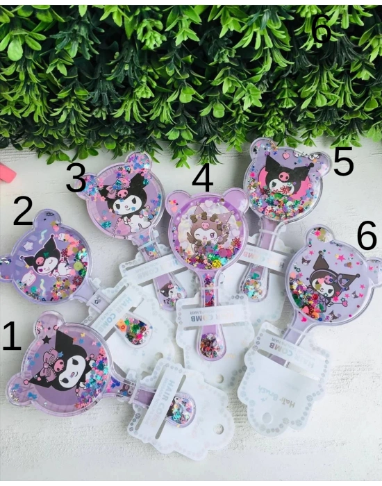 İçi Oynar Pullu Kuromi Tarak