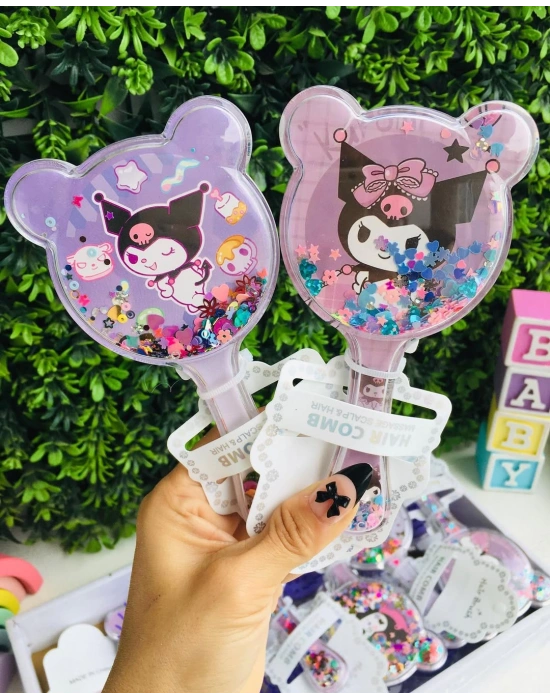 İçi Oynar Pullu Kuromi Tarak