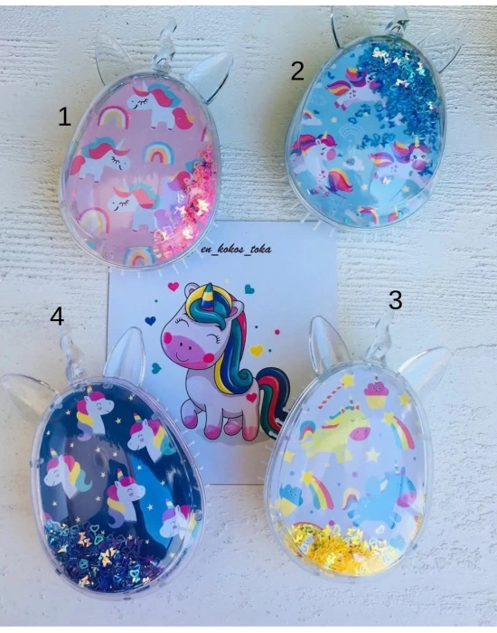 İçi Oynar Pullu Unicorn Tarak